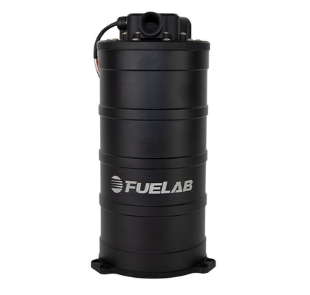 Fuelab 2.7 L Surge Tank w/ 350 lph Twin Screw DC Brushless Fuel Pump - Black