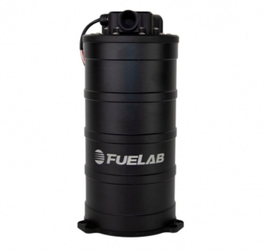 Fuelab 2.7 L Surge Tank w/ 1500 lph Twin Screw DC Brushless Fuel Pump - Black