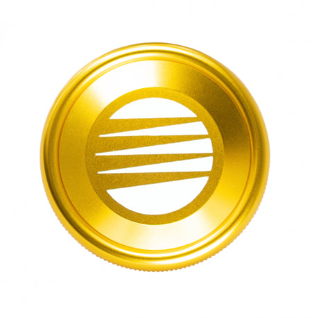 Fuelab Screw-On Fuel Cell Filler Cap - 2.48 in OD - Gold