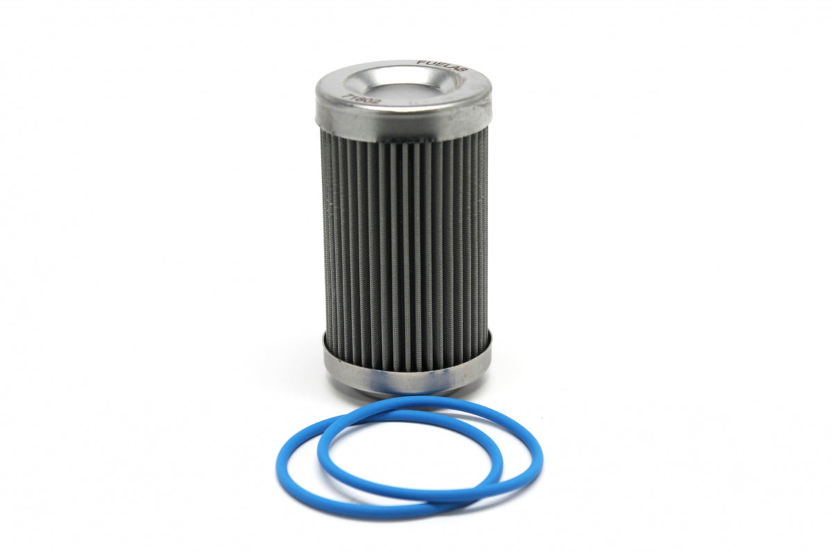 Fuelab 100 Micron Fuel Filter Element - 3 in Long - Stainless Element - Fuelab Filters