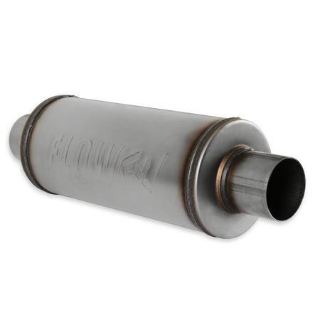 Flowmaster FlowFX Stainless Muffler - 3 in Center Inlet / Outlet - 20 in Long - 6 in Diameter