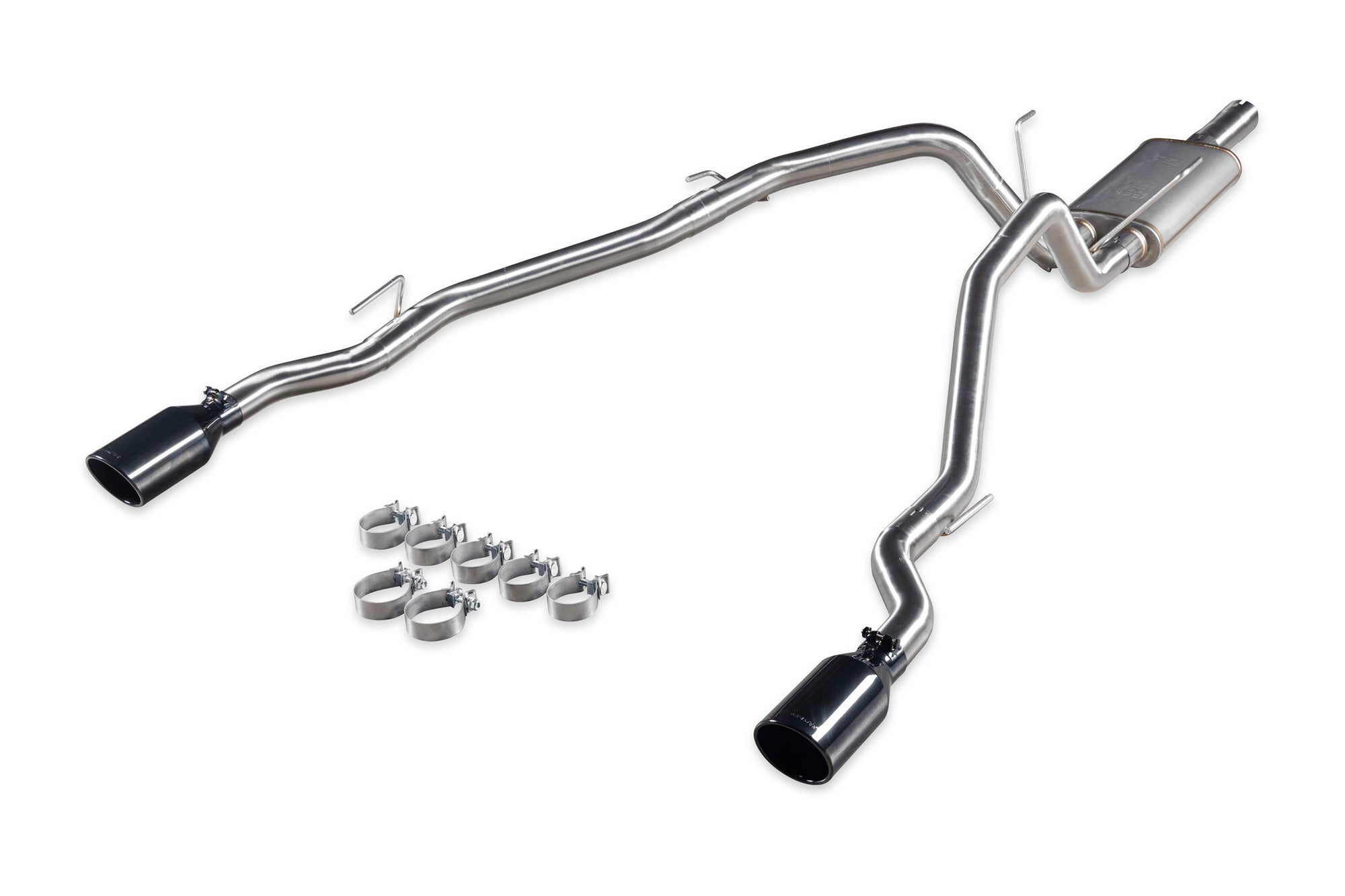 Flowmaster Signature Series Cat-Back Stainless Exhaust System - 2.5 in Diameter - 4.5 in Tip - Ram Fullsize Truck 2009-24