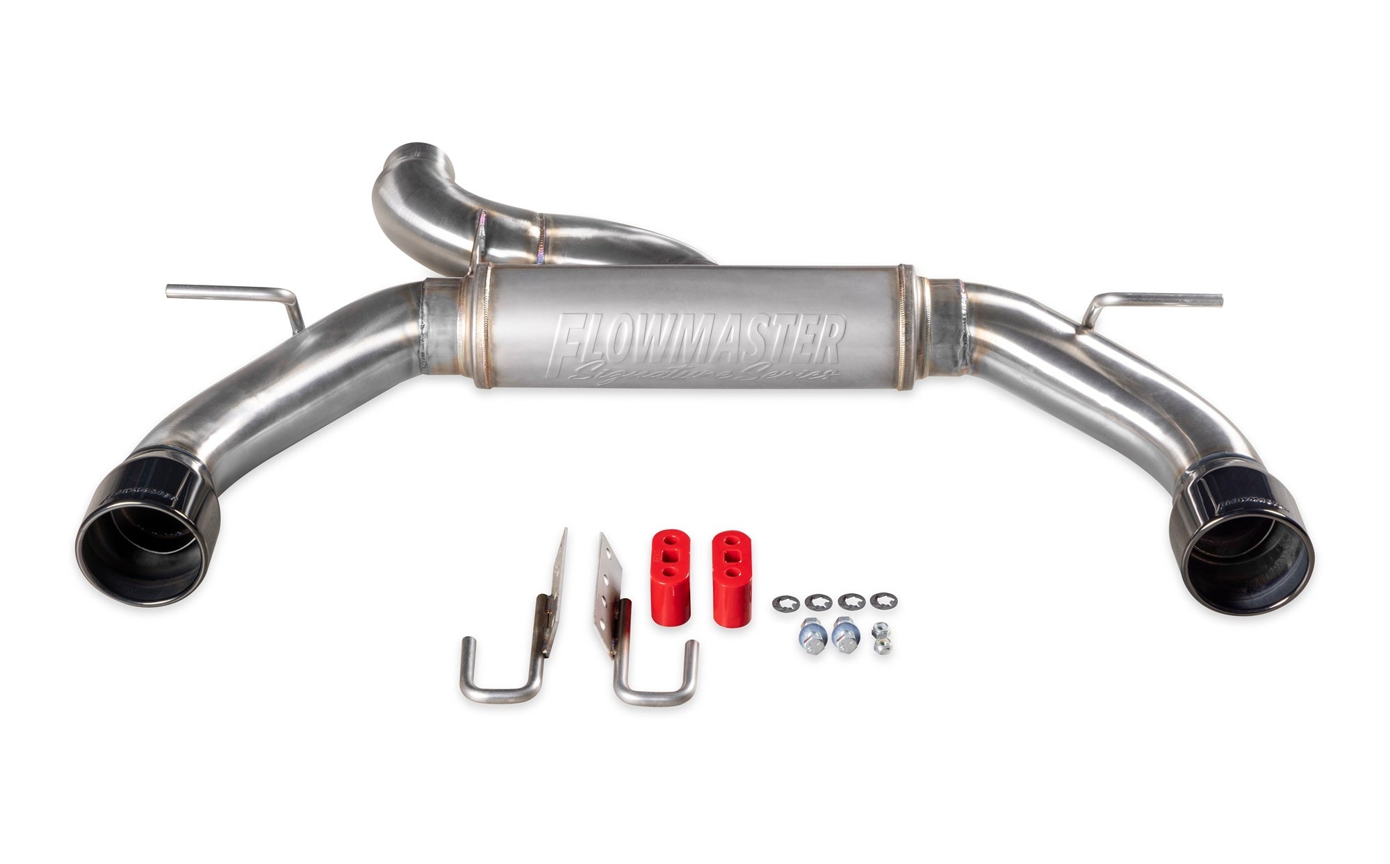 Flowmaster Signature Series Axle-Back Stainless Exhaust System - 3 in Diameter - 4 in Tips - Ford Midsize SUV 2021-25