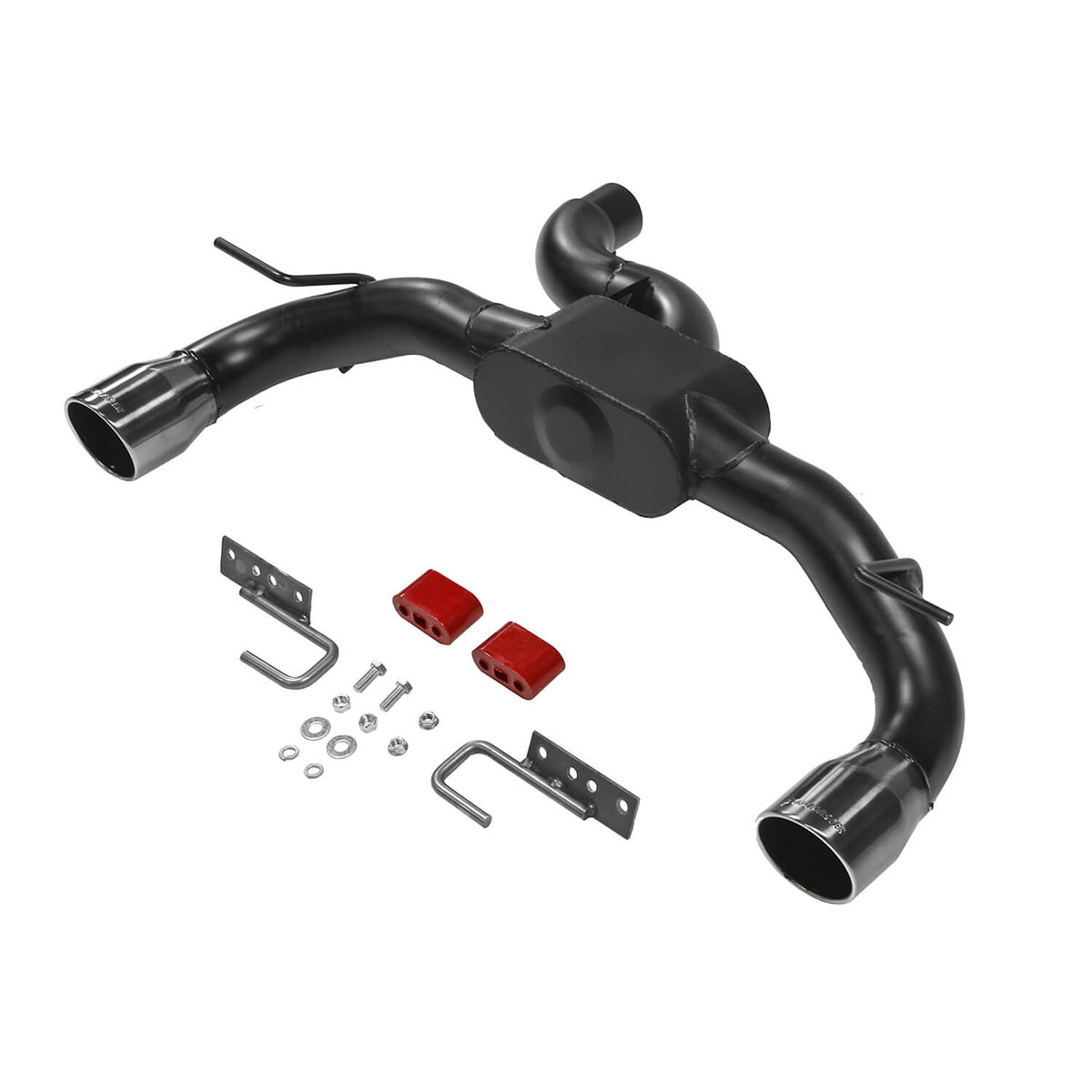 Flowmaster Outlaw Axle-Back Stainless Exhaust System - 3 in Diameter - Ford EcoBoost-Series - Ford Midsize SUV 2021-22