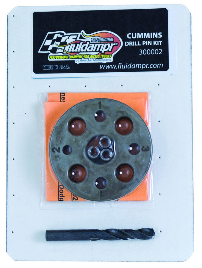 Fluidampr Crank Drill and Pin Kit - Cummins Diesel
