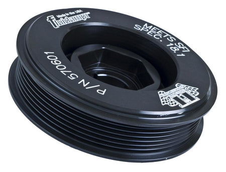 Fluidampr 5.875 in OD Harmonic Balancer - Black Zinc - Internal Balance - Honda K-Series