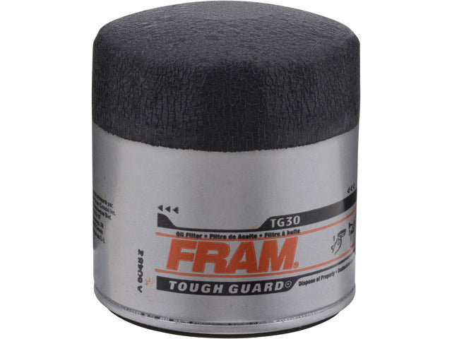 Fram Tough Guard Oil Filter - Canister - Screw-On - 4.063 in Tall - 13/16-16 in Thread - Silver