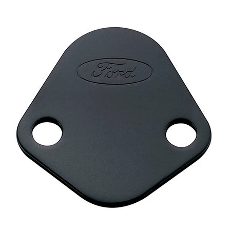 Ford Racing Fuel Pump Blockoff - Black - Ford V8