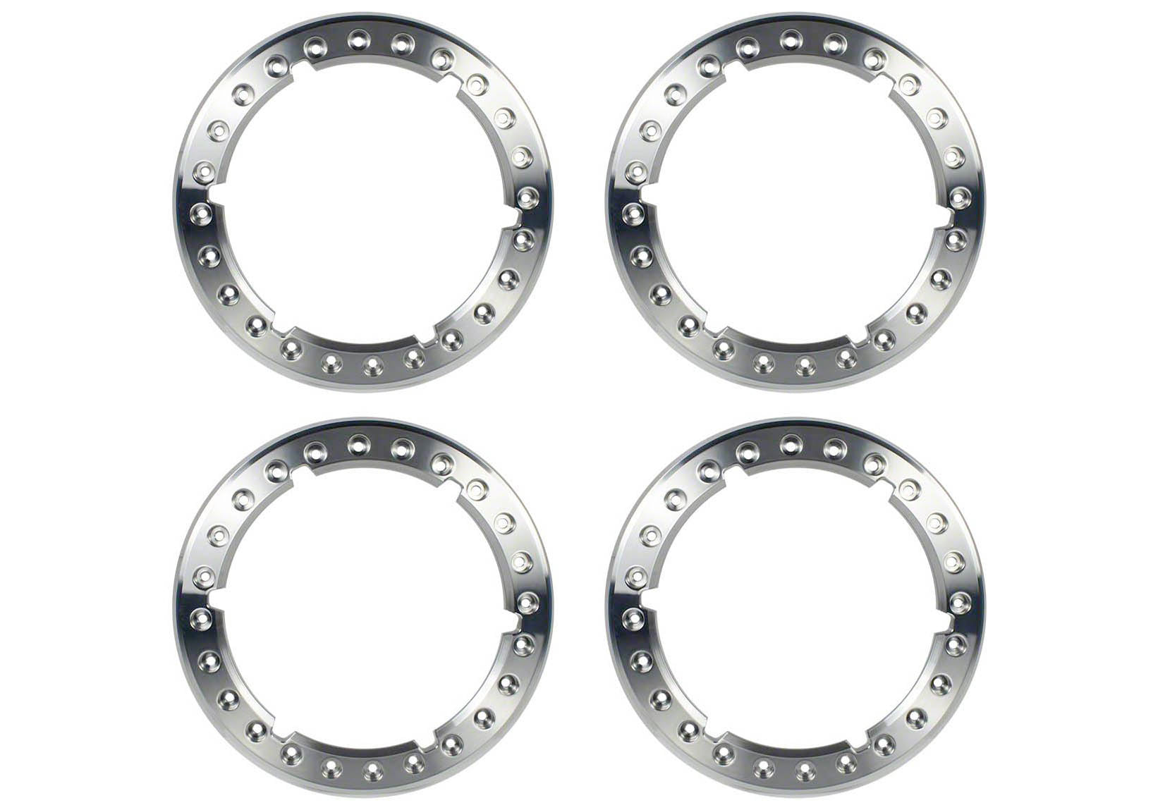 Ford Racing Aluminum Beadlock Ring - Polished - 17 in Wheels - Ford Fullsize Truck 2017-25
