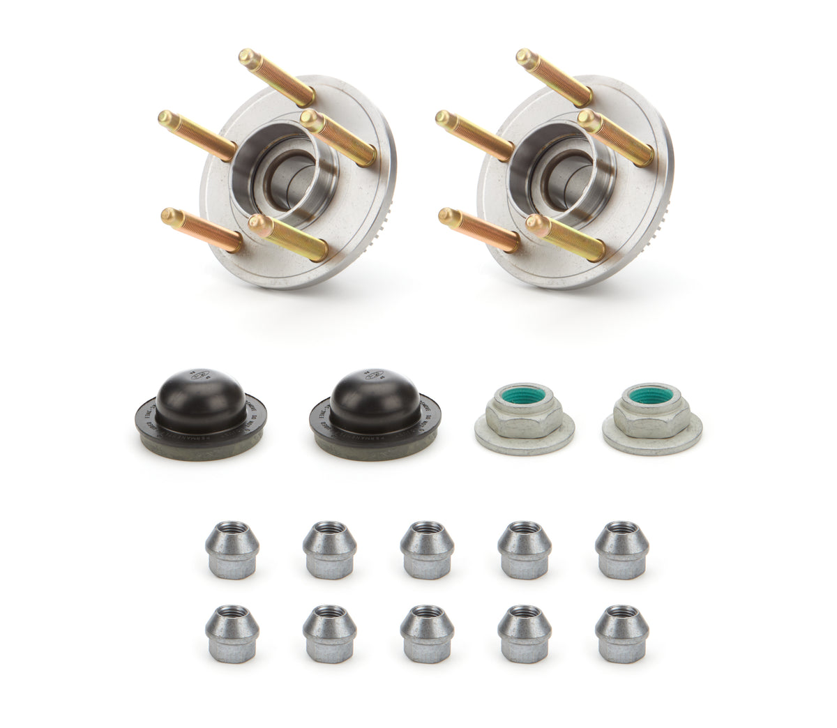 Ford Racing Front Hub - 5 x 4.5 in - Ford Mustang 2015-23 (Pair)