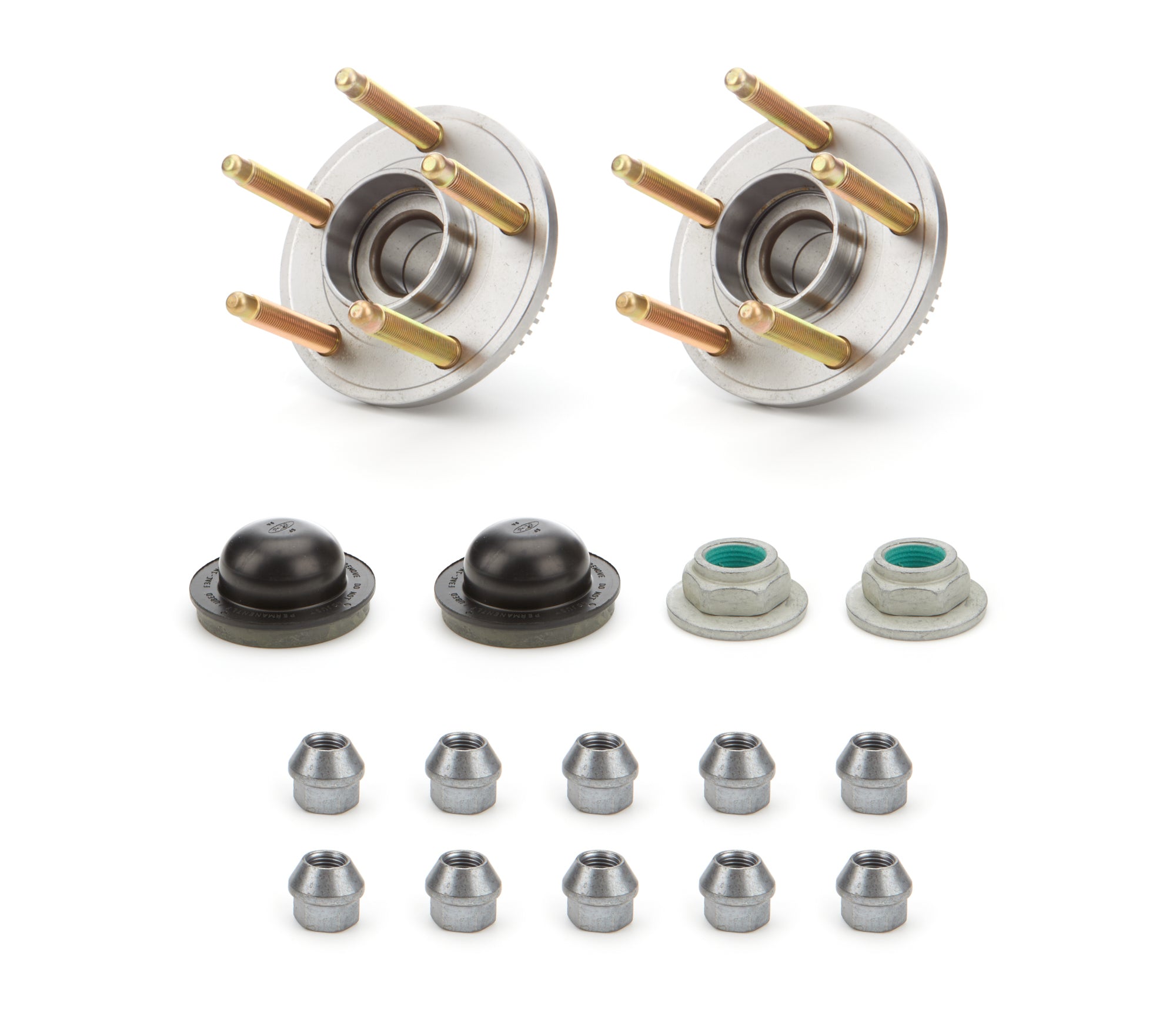 Ford Racing Front Hub - 5 x 4.5 in - Ford Mustang 2015-23 (Pair)