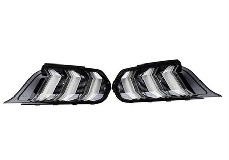 Ford Racing OEM Replacement Tail Lights - LED - Clear Lens - Ford Mustang 2018-23 (Pair)