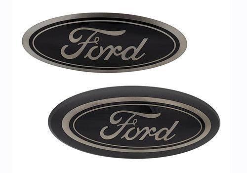 Ford Racing Ford Oval Emblem - Black - Ford Fullsize Truck 2018-23