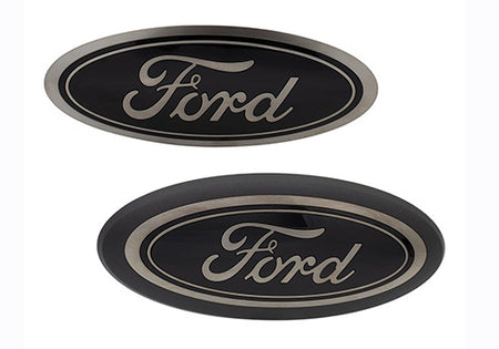 Ford Racing Ford Oval Emblem - Black - Ford Fullsize Truck 2018-23