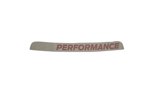 Ford Racing Ford Performance Logo Windshield Banner - 48 in x 2 in - White / Red - Ford Mustang 2005-23