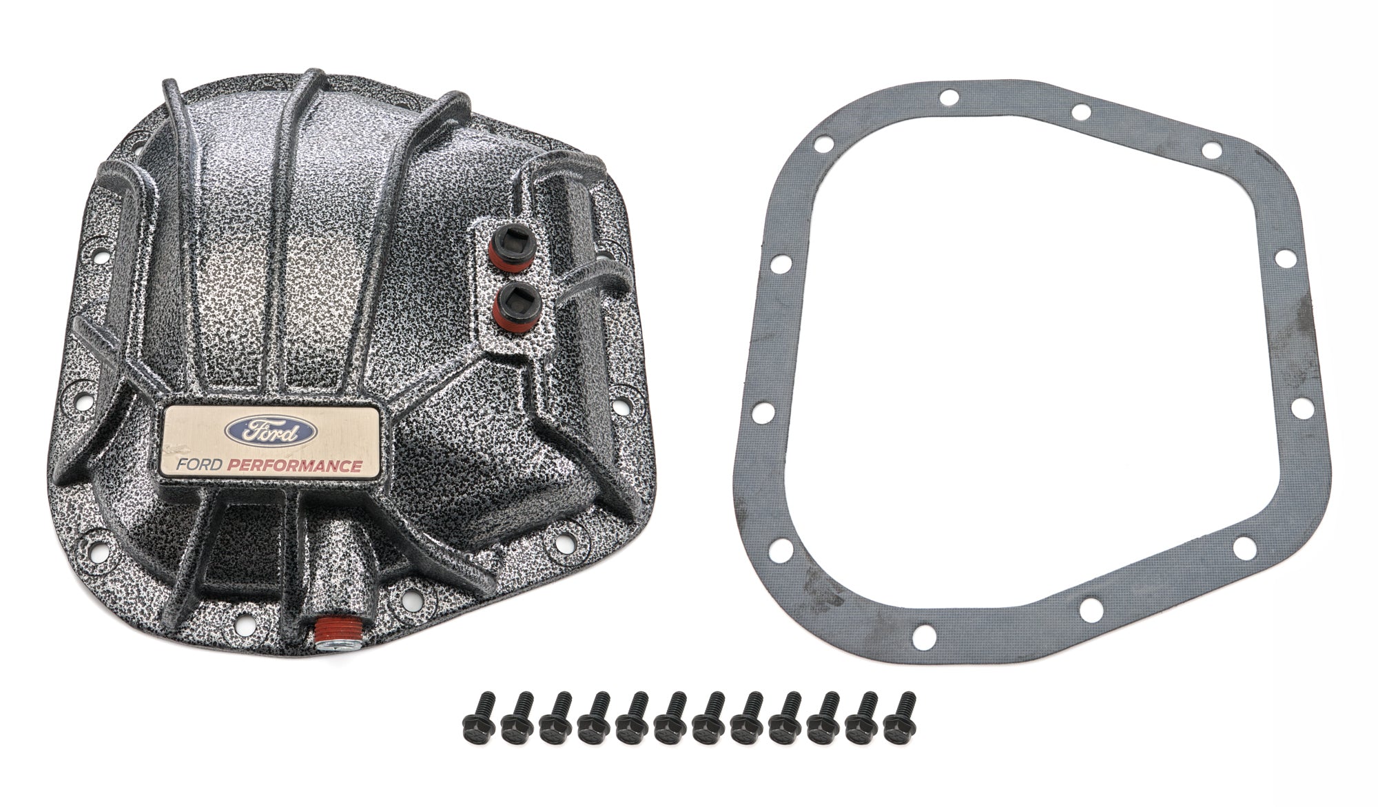 Ford Racing Differential Cover - Silver Hammertone - Ford 9.75 in