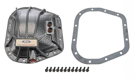 Ford Racing Differential Cover - Silver Hammertone - Ford 9.75 in
