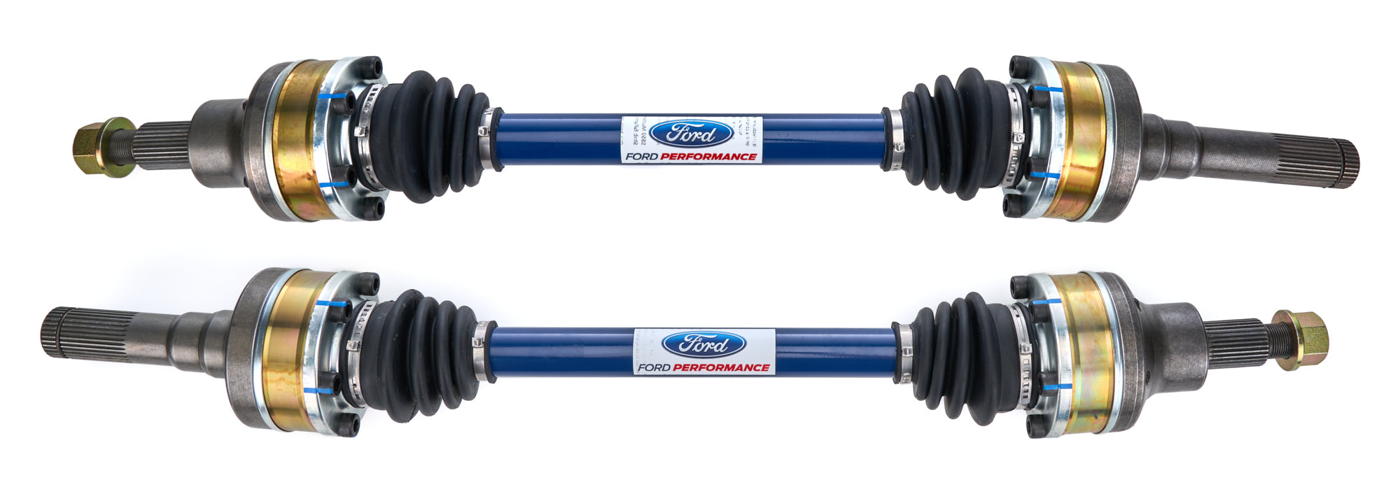 Ford Racing CV Rear Axle Shafts - 34 Spline Inner - 32 Spline Outer - Blue