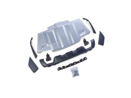 Ford Racing Front Skid Plate - Air Dam Bash Plate - Silver - Ford Fullsize Truck 2021-23
