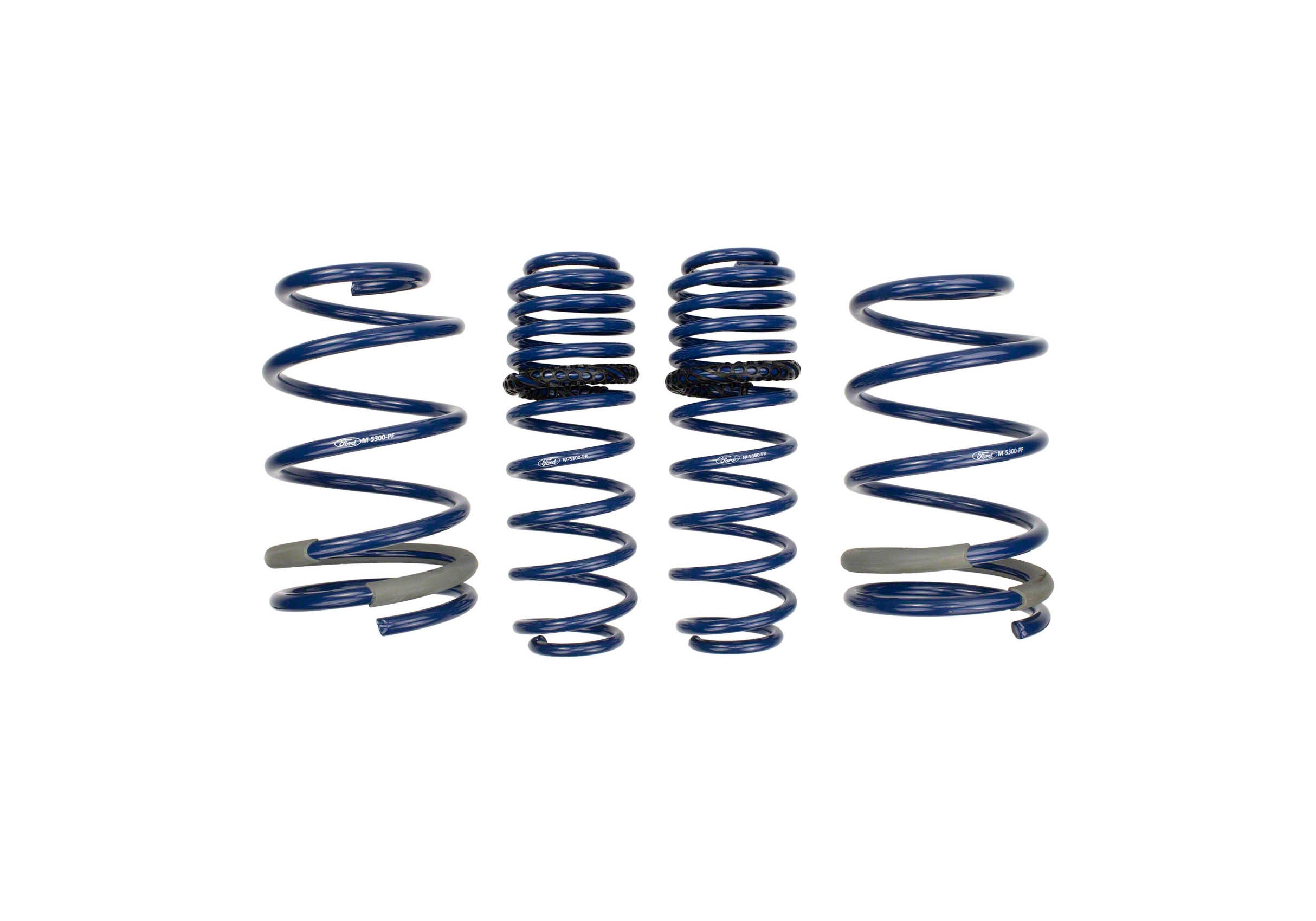 Ford Racing Track Lowering Spring Kit - 1 in Lowered - Coil Springs - Ford Mustang 2005-15