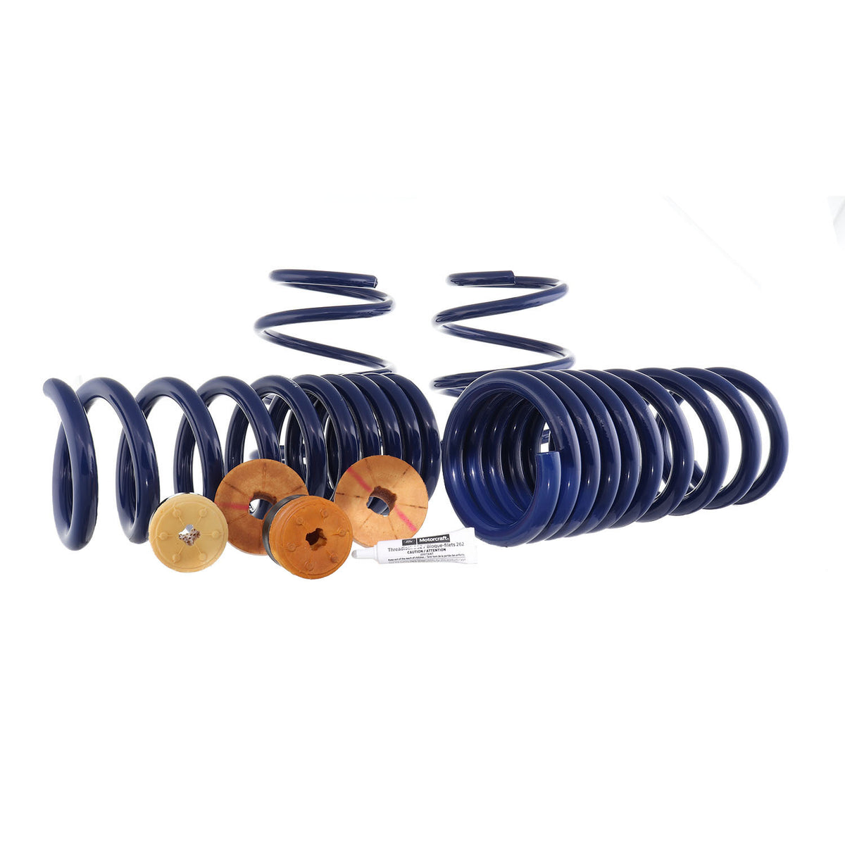 Ford Racing Track Lowering Spring Kit - 1 in Lowered - Coil Springs / Bump Stops - Ford Mustang 2015-23