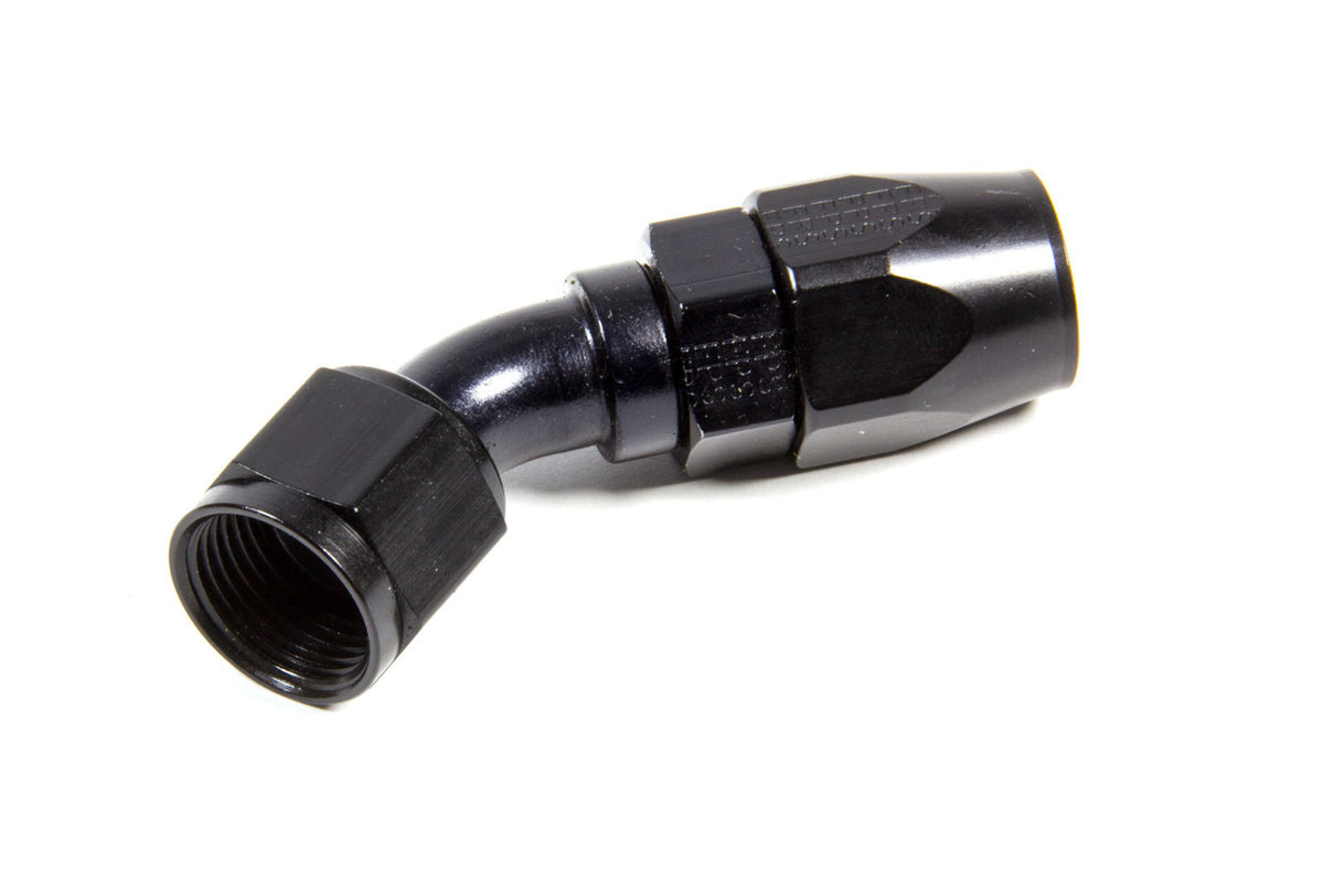 Fragola 3000 Series 45 Degree 12 AN Female Swivel Hose End - Black