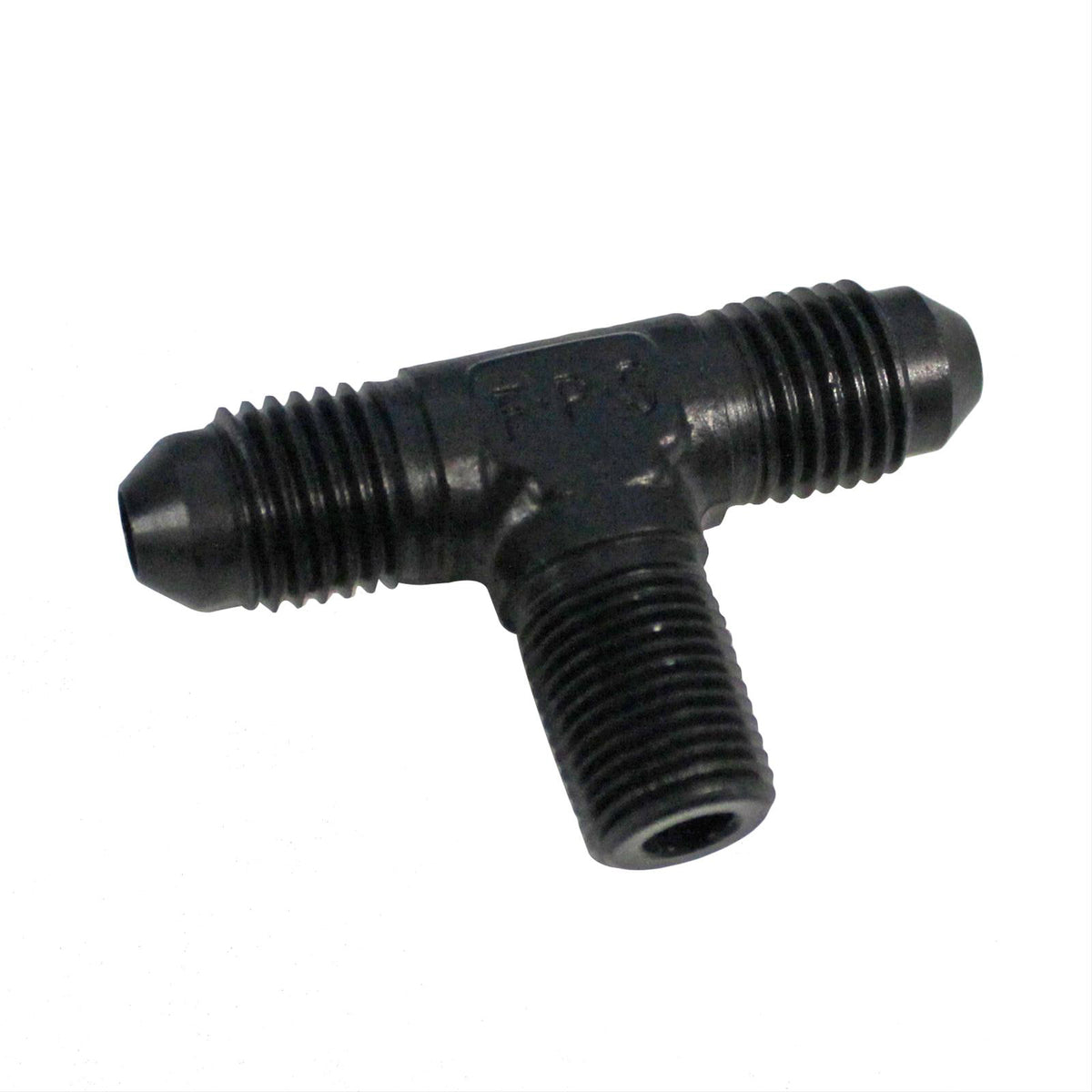 Fragola 4 AN Male x 4 AN Male x 1/8 in NPT Male Adapter Tee Fitting - Black