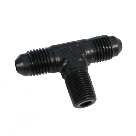 Fragola 4 AN Male x 4 AN Male x 1/8 in NPT Male Adapter Tee Fitting - Black