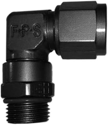 Fragola 90 Degree 6 AN Female to 8 AN Male ORB Fitting - Black
