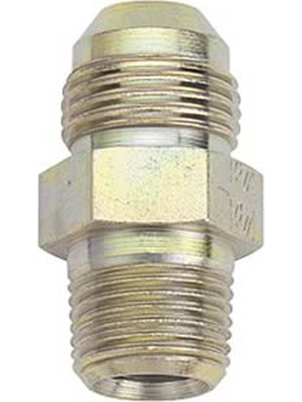 Fragola Straight 8 AN Male to 3/8 in NPT Male Steel Fitting - Zinc Oxide