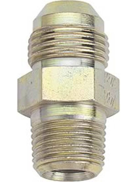 Fragola Straight 8 AN Male to 3/8 in NPT Male Steel Fitting - Zinc Oxide