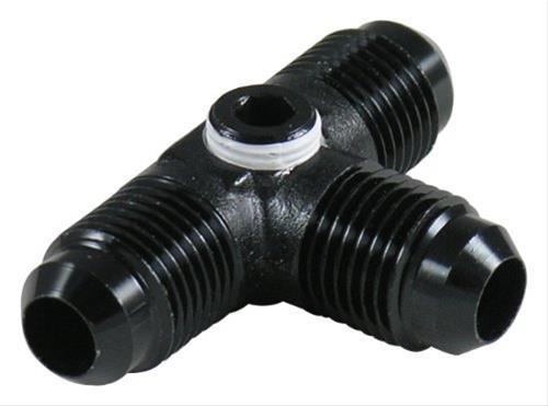 Fragola 6 AN Male x 6 AN Male x 6 AN Male 1/8 in NPT Female Port Adapter Tee - Black