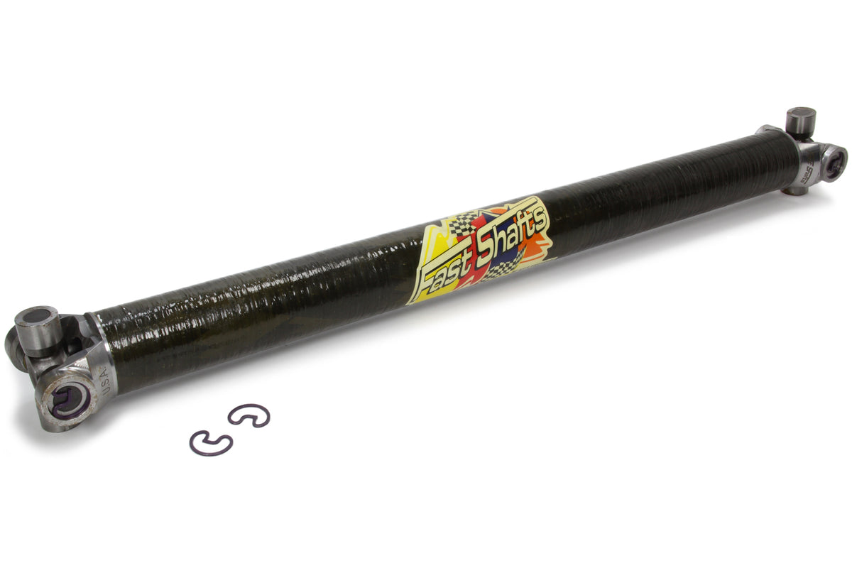 FastShafts Carbon Fiber Drive Shaft - 28.5 in Long - 2.25 in OD - 1310 U-Joints