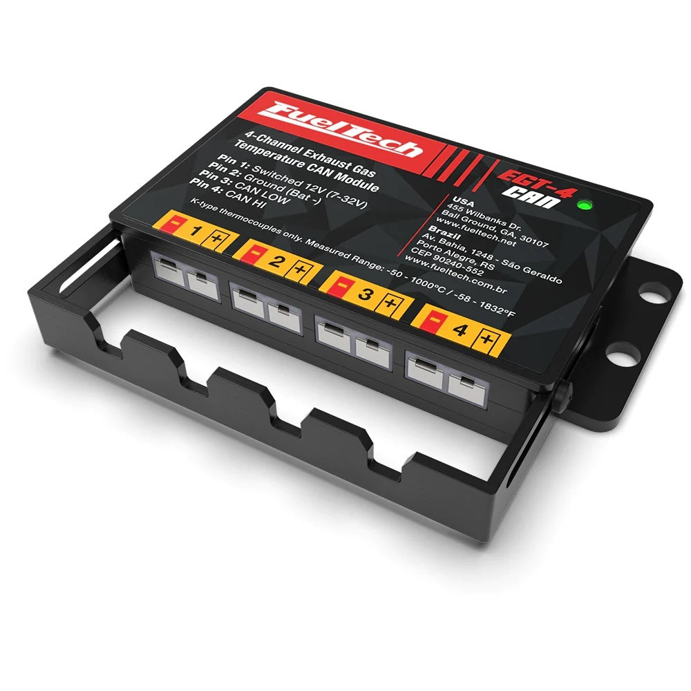 FuelTech FuelTech CAN PowerFT ECU Data Logger Thermocouple Interface - 4 Channel