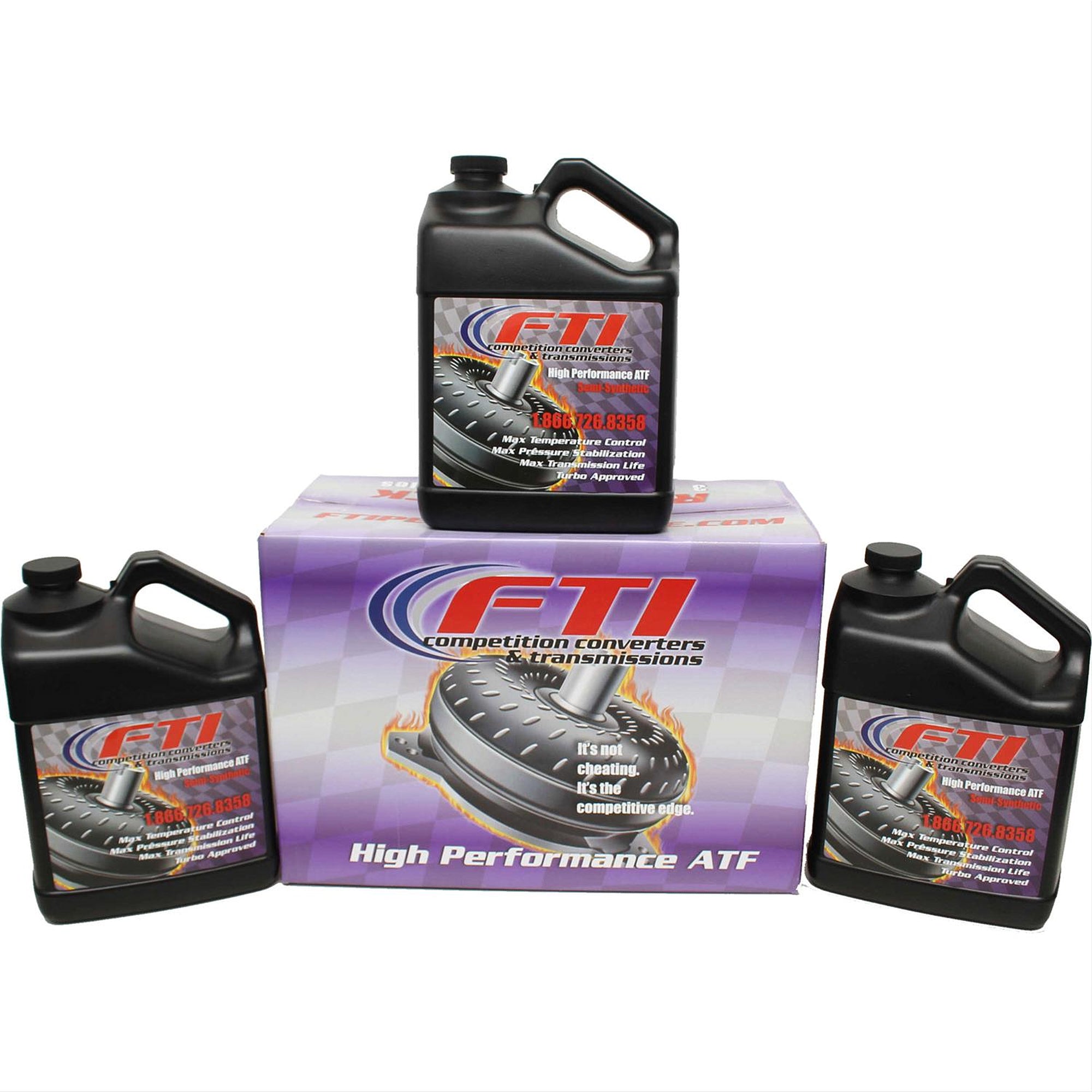 FTI Performance High Performance ATF Semi-Synthetic Transmission Fluid - 1 Gallon Jug (Case of 3)