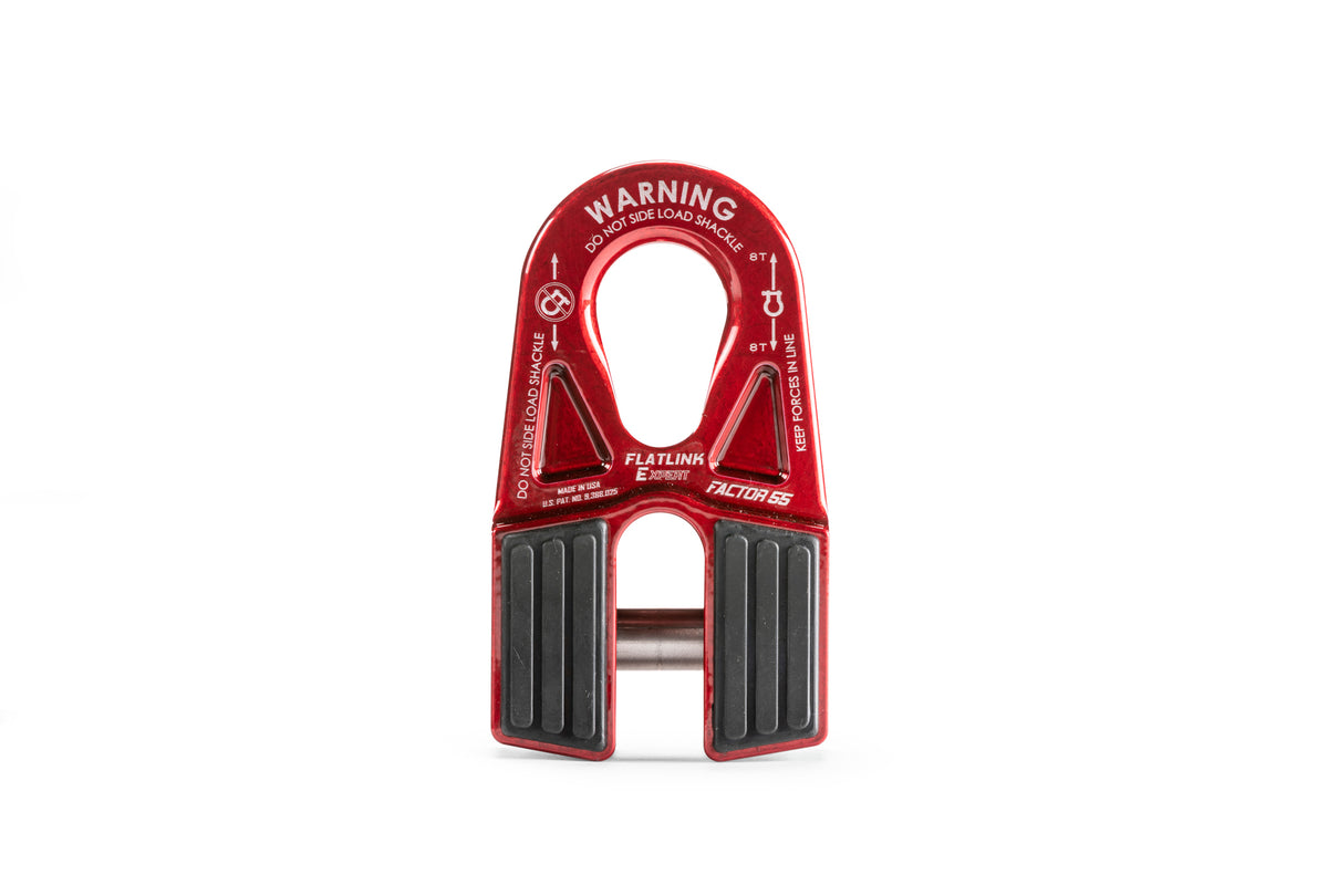Factor 55 FlatLink-E Shackle Mount - Red