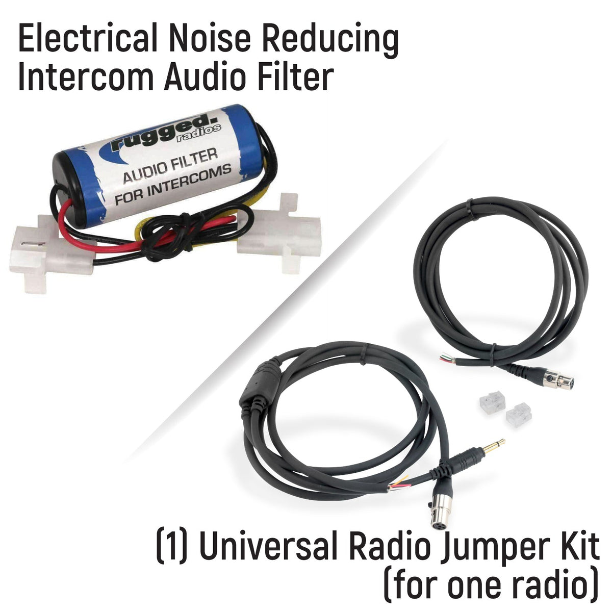 Rugged Radios Fire & Safety 2-Person Dual Radio Intercom Kit 800-2P