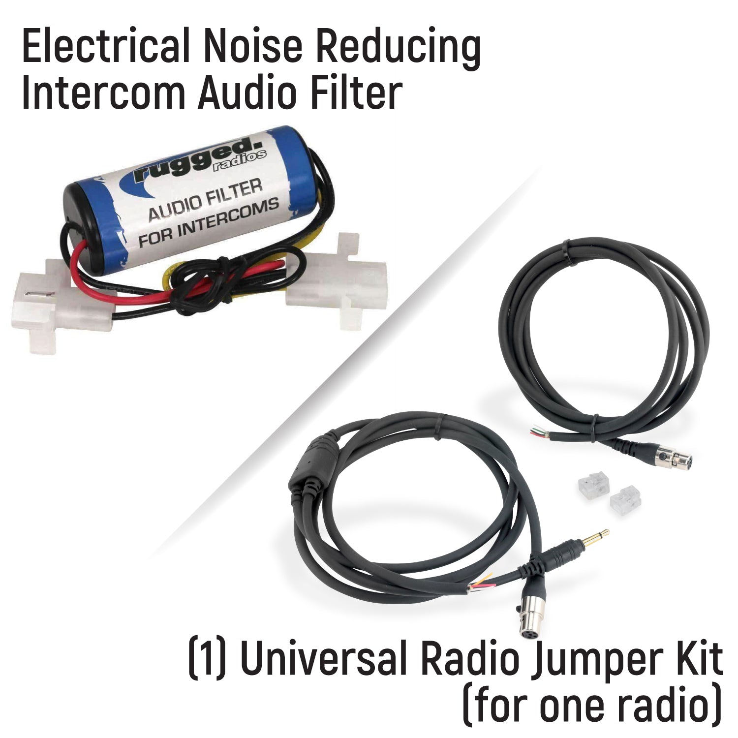 Rugged Radios Fire & Safety 2-Person Dual Radio Intercom Kit 800-2P