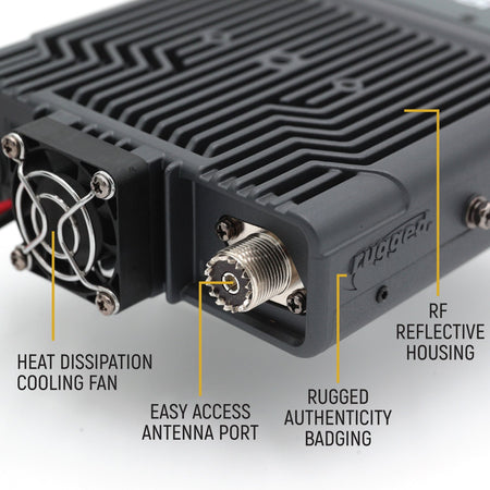 Rugged Radios Base Camp - Rambler G4 High Power Mobile Radio /w Fiberglass Antenna Kit BASECAMP-G4
