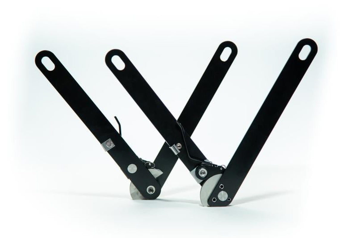 Gate King Tailgate Adjuster - 200 lb Capacity - Chromoly - Black - GM Fullsize Truck 1999-2006