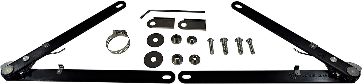 Gate King Tailgate Adjuster - 200 lb Capacity - Chromoly - Black - Ram Fullsize Truck 2003-18