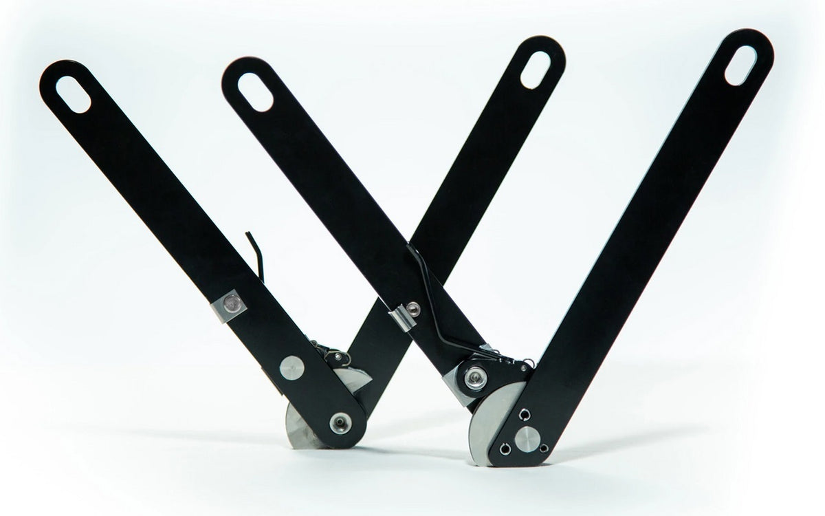 Gate King Tailgate Adjuster - 200 lb Capacity - Chromoly - Black - Jeep Gladiator JT 2019-24