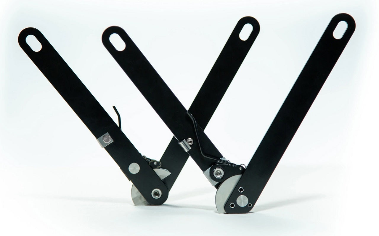 Gate King Tailgate Adjuster - 200 lb Capacity - Chromoly - Black - Jeep Gladiator JT 2019-24