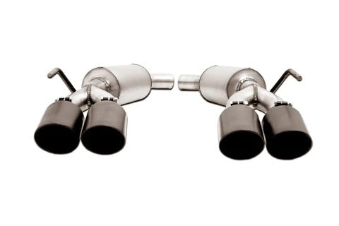 Gibson Axle-Back Exhaust System - Dual Rear Exit - 2-1/2 in Diameter
