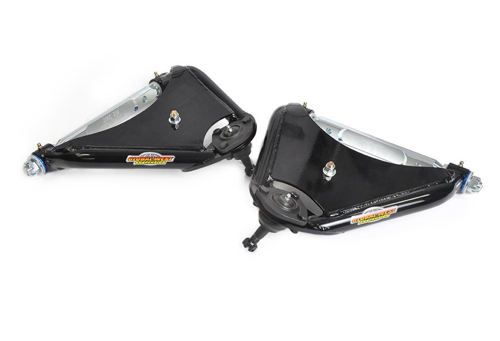 Global West Upper Control Arm - Black - GM B-Body 1965-70 (Pair)