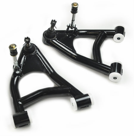Global West Coil-Over Lower Control Arm - Polyurethane Bushings - Black - Ford Mustang 1979-93 (Pair)