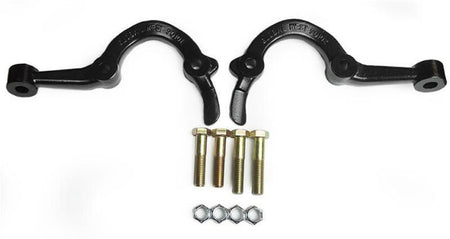 Global West Steering Arm - Stock Height - Black - GM A-Body 1964-72 (Pair)