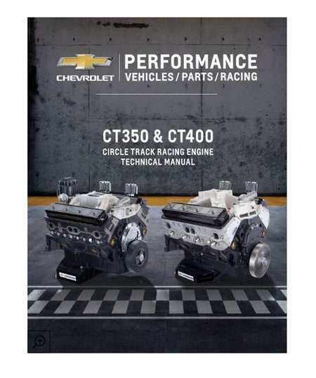 CT350 and CT400 Circle Track Racing Engine Technical Manual - 47 Pages - Paperback
