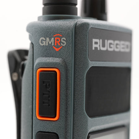 Rugged Radios GMR5 - 5W GMRS Handheld Radio - 2 Pack - Gray GMR5-2-PACK