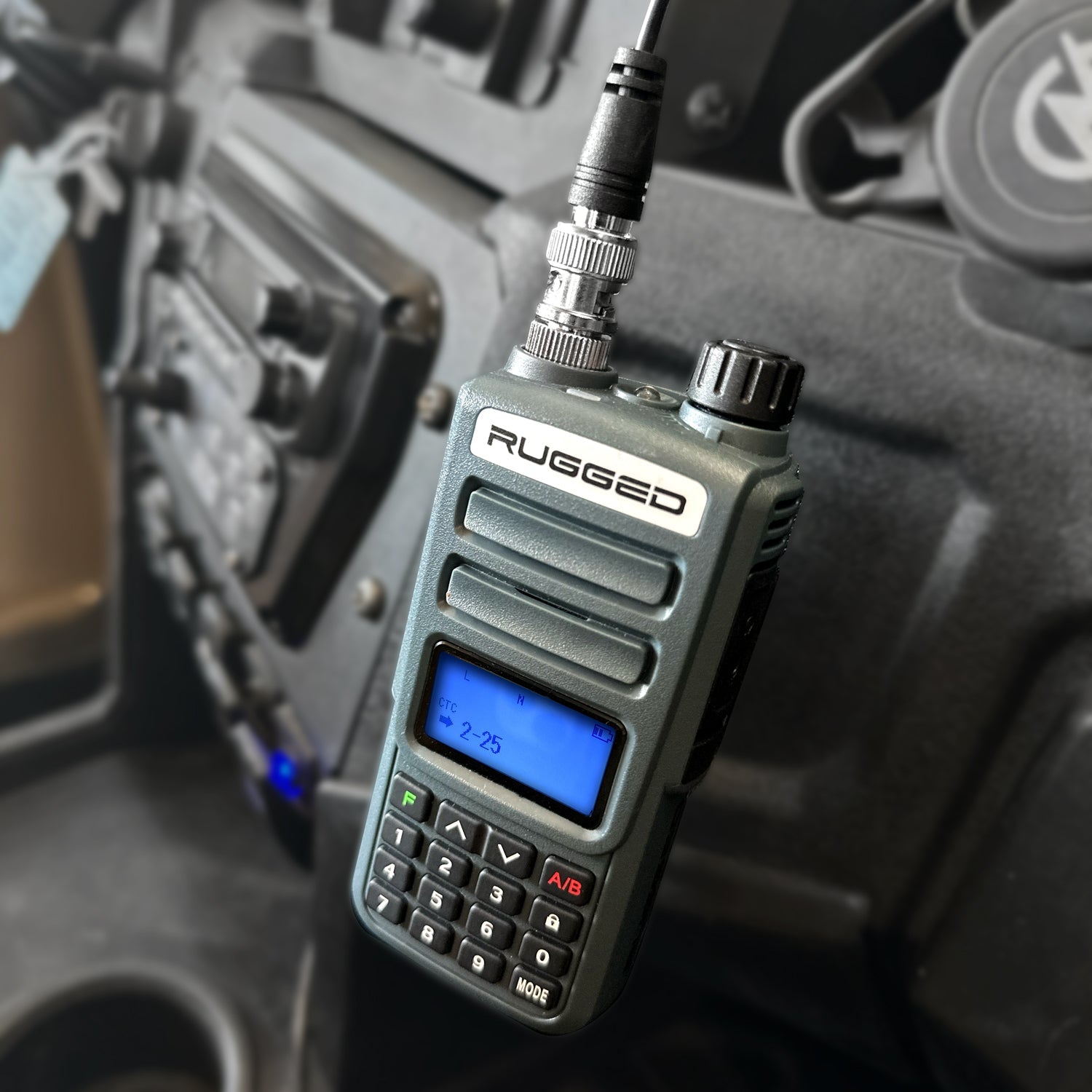 Rugged Radios Magnetic Mount Antenna for Rugged GMR2 PLUS GMR5 GMR5-X Handheld Radios GMRS-RH-MAG
